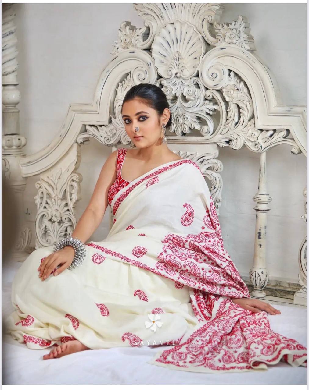 HAPPY WALE COTTON LINEN SAREE