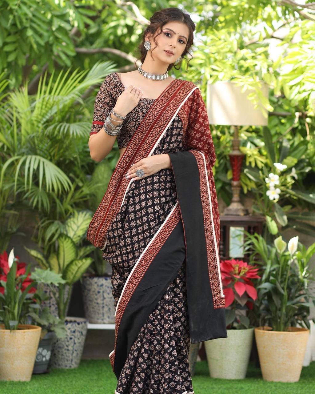 KAMLIYA WALE LINEN COTTON SAREE