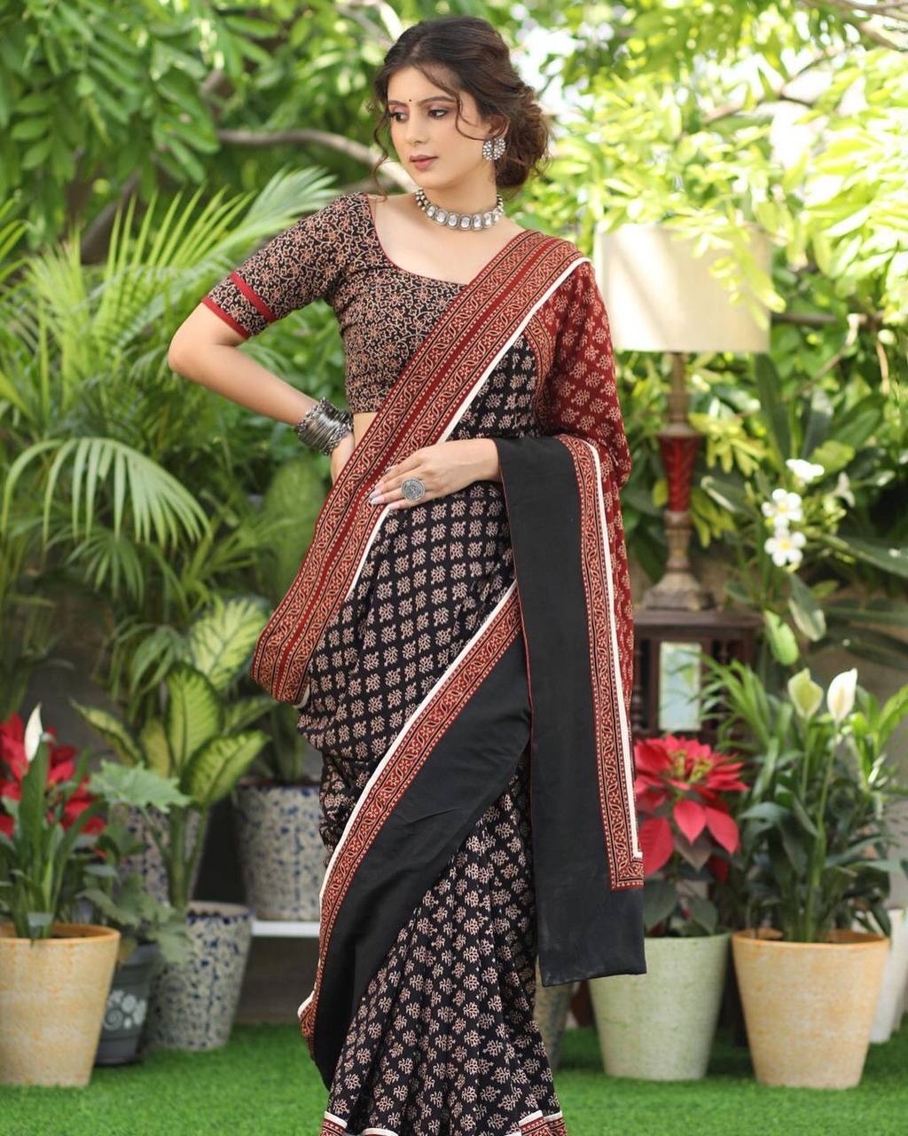 KAMLIYA WALE LINEN COTTON SAREE