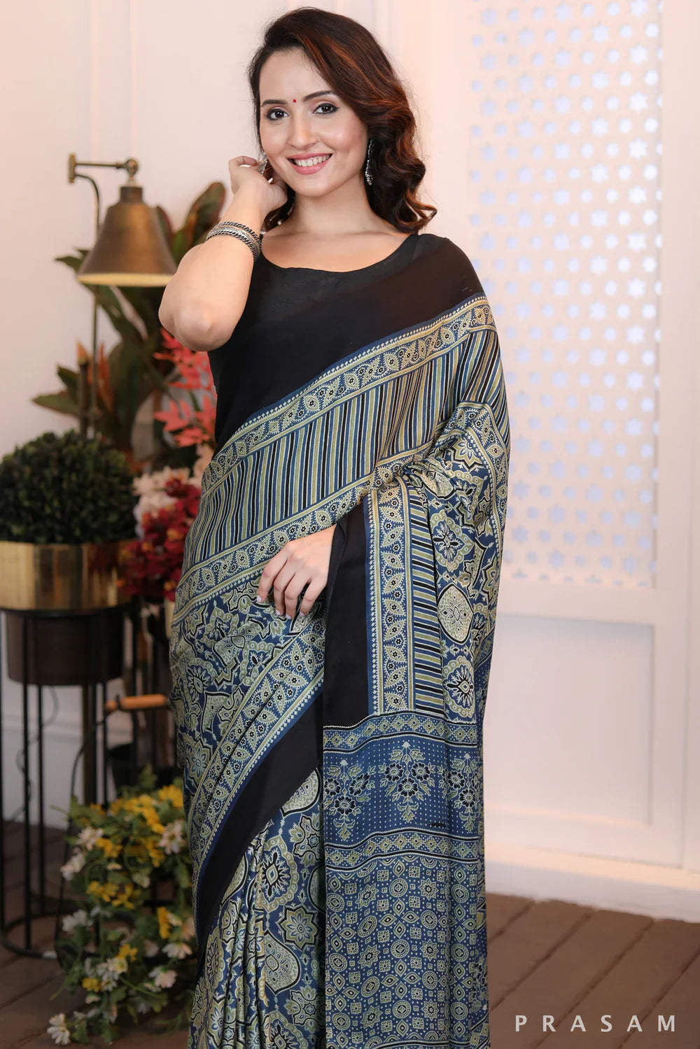 TRADITIONAL WALE MODAL SILK SAREE