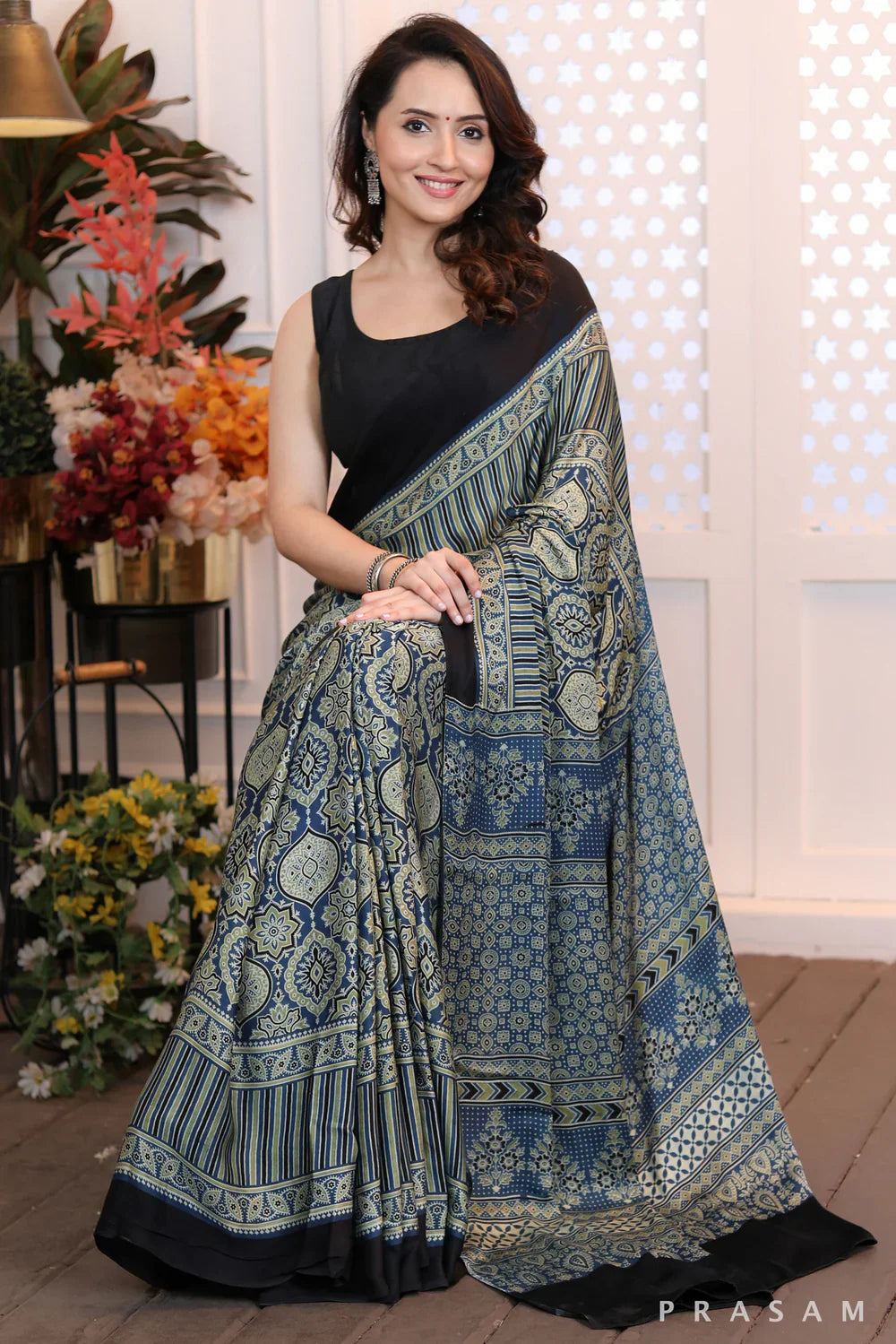 TRADITIONAL WALE MODAL SILK SAREE