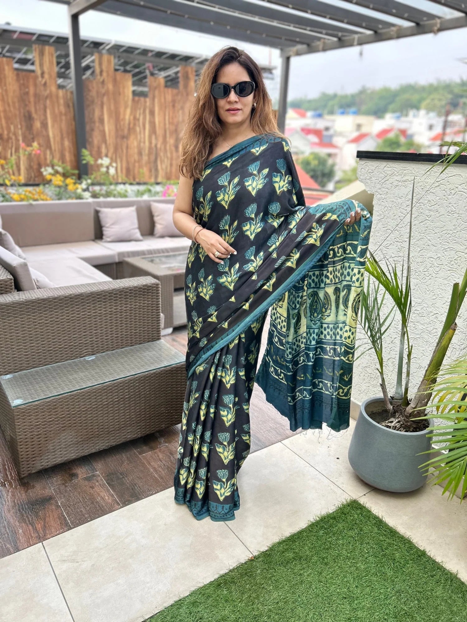 BHAG JAANE WALE MODAL SILK SAREE