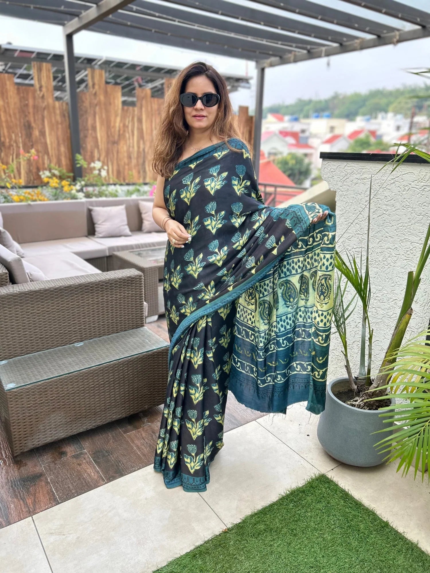 BHAG JAANE WALE MODAL SILK SAREE